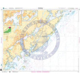 NHS Nautical Chart NHS453: Arendal havn med innseilinger
